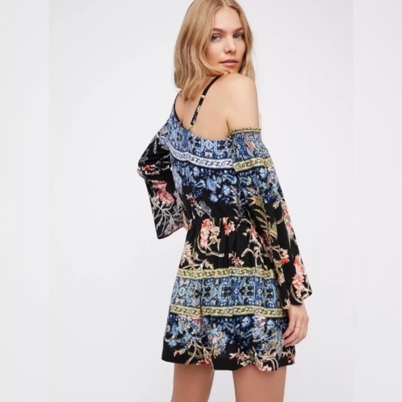 Free People Modern Nomad Boho Mini Dress - Picture 2 of 7